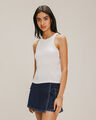 Tank Top Blanca Rib,BLANCO
